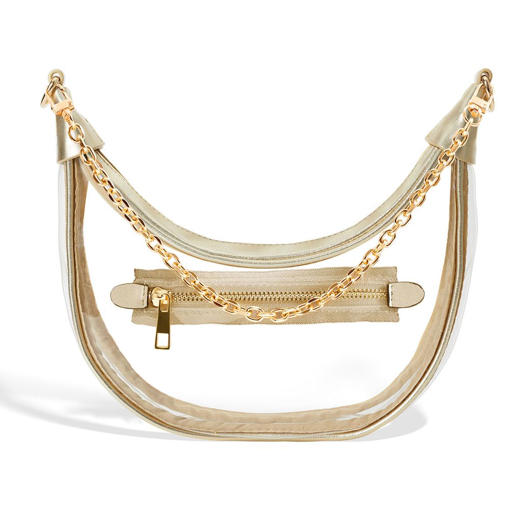 Clear Fanny Pack Stadium Zulassung für Frauen & Männer Gurt Tasche Crossbody wasserdicht mit verstellbarem Gurt für Festival-Sport - Training