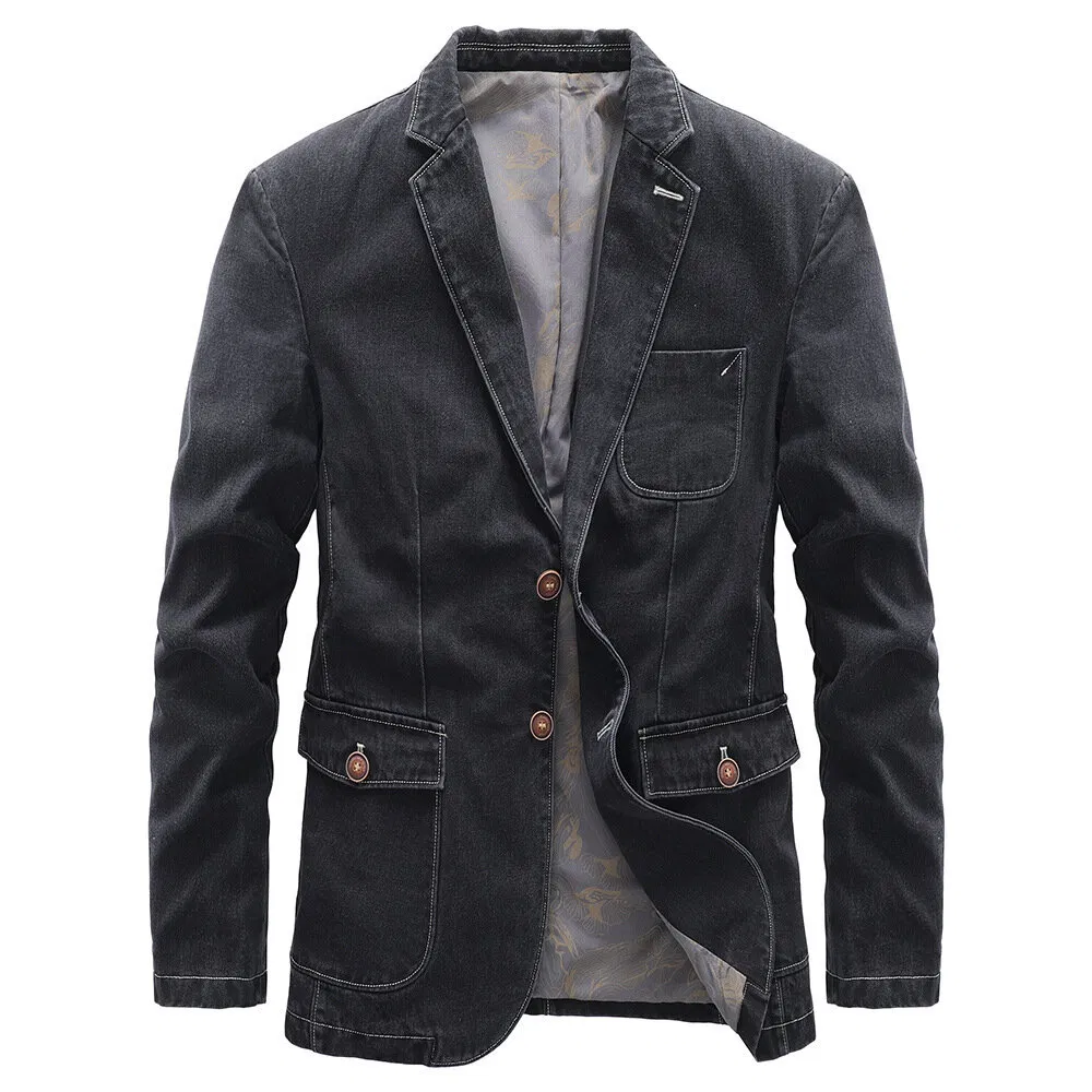 Männer Denim Jacket Business Casual Jacket