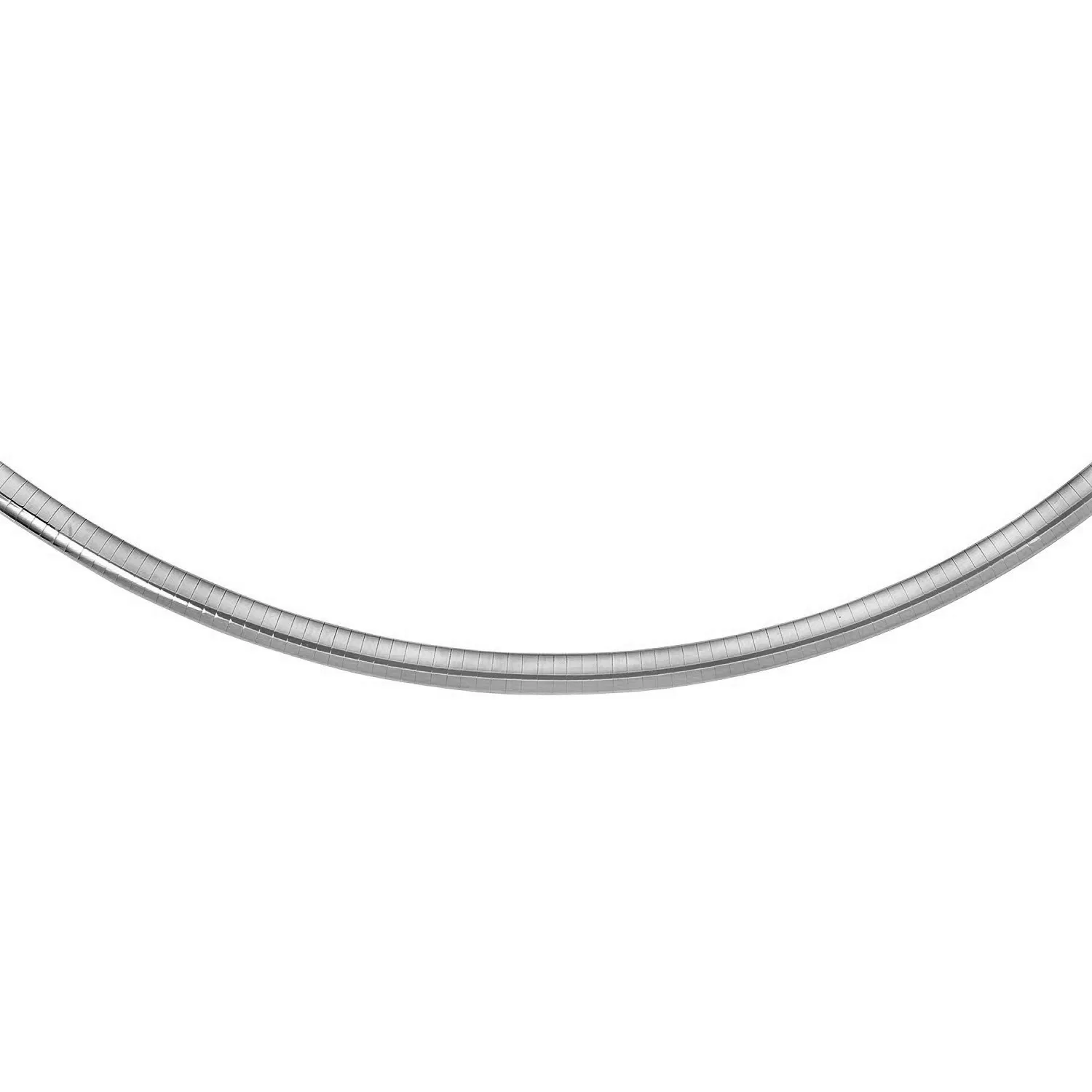 Sterling Silber Classic Omega Kette Halskette (6,0 mm)