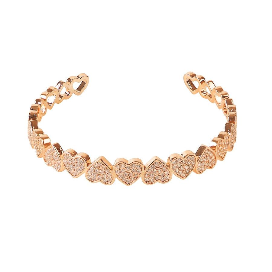 Hip-Hop Schmuck für Männer und Frauen echte Gold Plated Love Armband