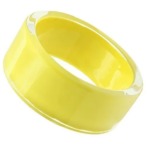 VL042 - Harz Armband mit synthetischem Synthetischstein in Citrine Gelb
