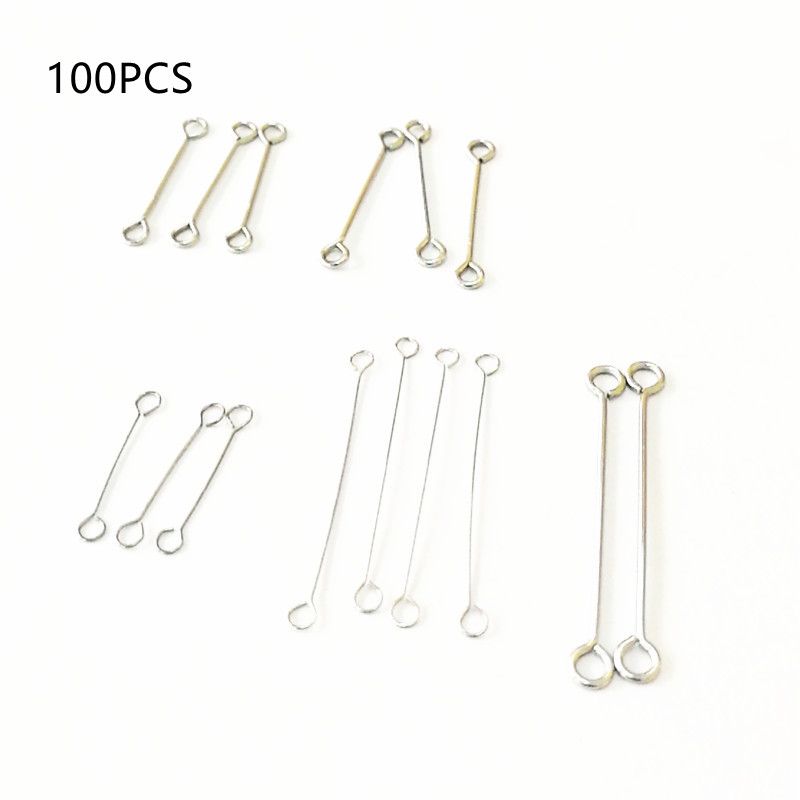 Edelstahl Doppelend 8 - Pin DIY Schmuck Accessoires