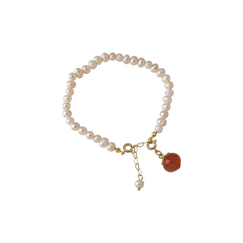Frauen Kreative Frischwasser Pearl Peach Armband