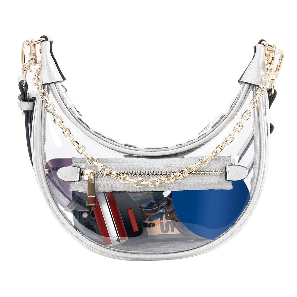 Clear Fanny Pack Stadium Zulassung für Frauen & Männer Gurt Tasche Crossbody wasserdicht mit verstellbarem Gurt für Festival-Sport - Training