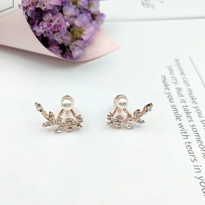 Elegante Ohrringe Ohrclips ohne durchbohrte Studs
