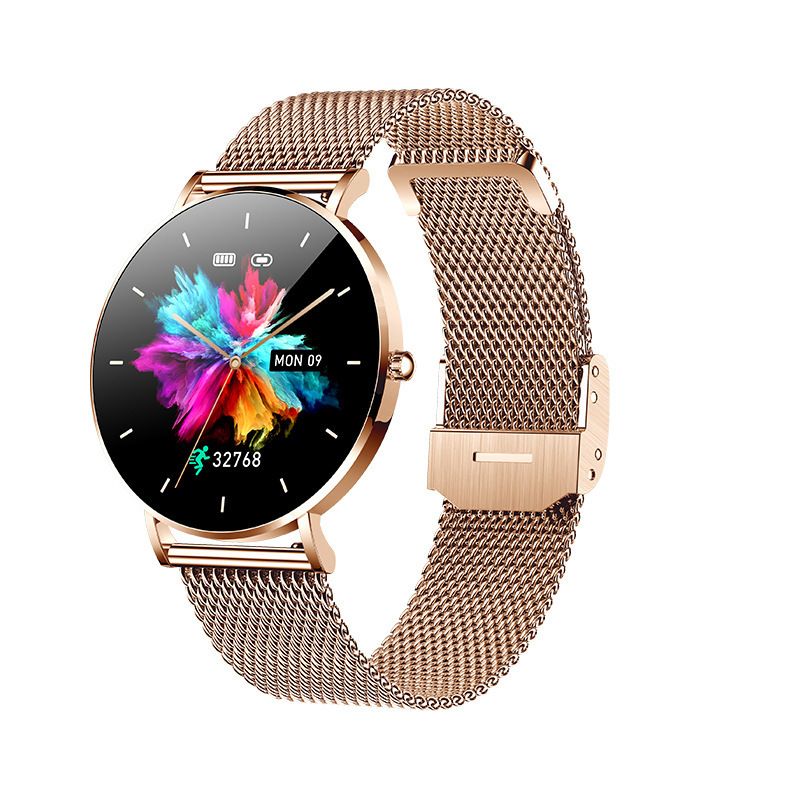 Neue ultra-dünne Smart Watch Frauen 1,36 Zoll Bildschirm