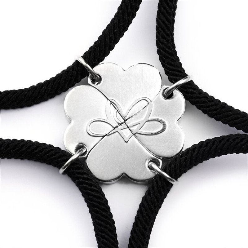 Familie 4 Menschen lieben Magnet Anziehung Armband