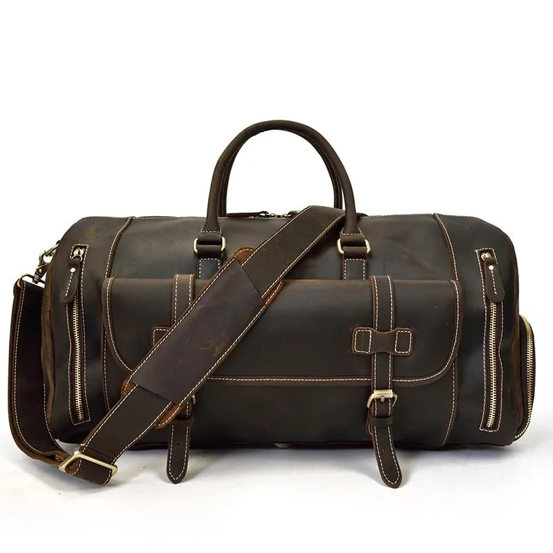 Der Bard Weekend| Handgefertigte Leder Duffle Bag