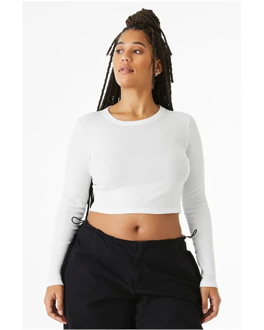 Bella + Canvas 1501BE Damen Micro Ribbed Long Sleeve Baby Tee