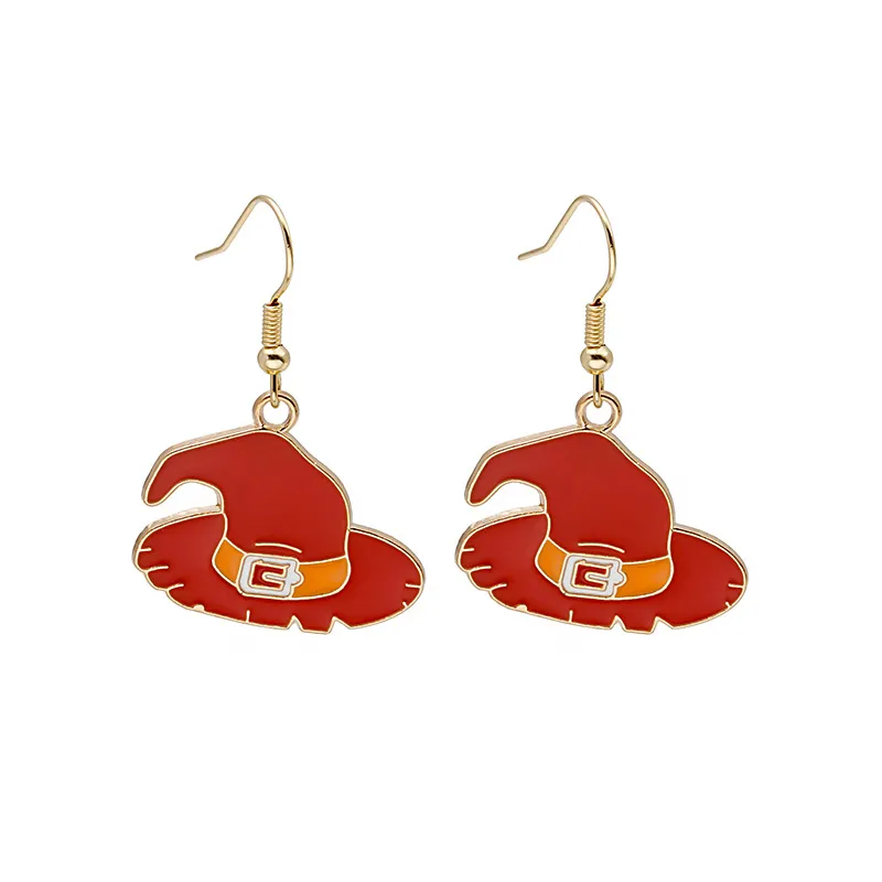 Halloween Ohrringe süße Kürbis Spooky Öl Tropfen Legierung Ohrringe Schmuck