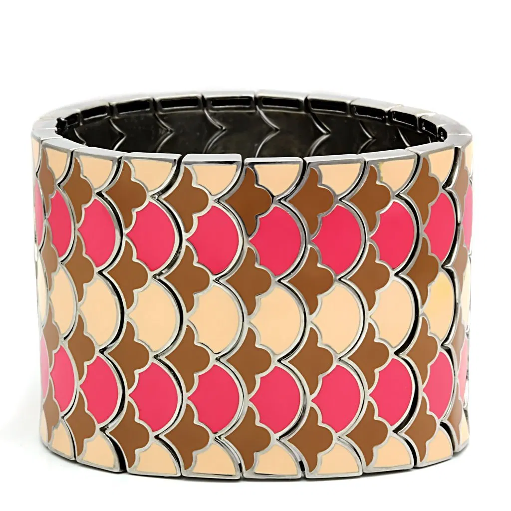 TK297 - Hoch poliertes (ohne Verzinkung) Edelstahl-Armband ohne Stein