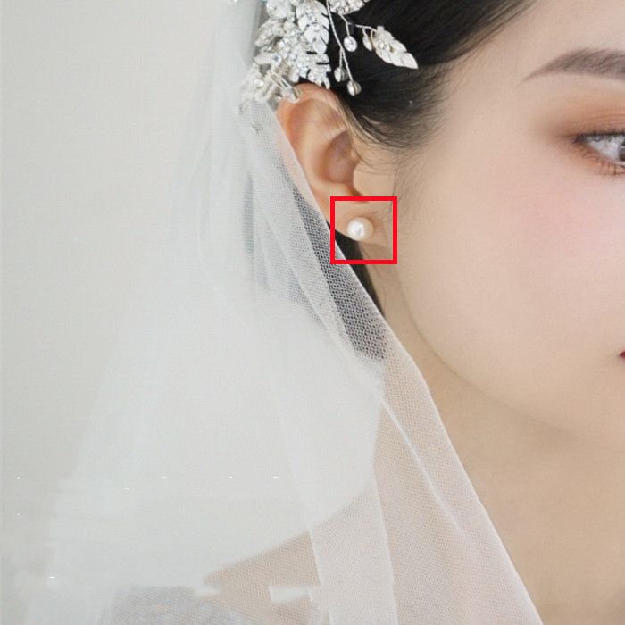 Neue Silber Weiße Hochzeit Kleid Kopfband Clip