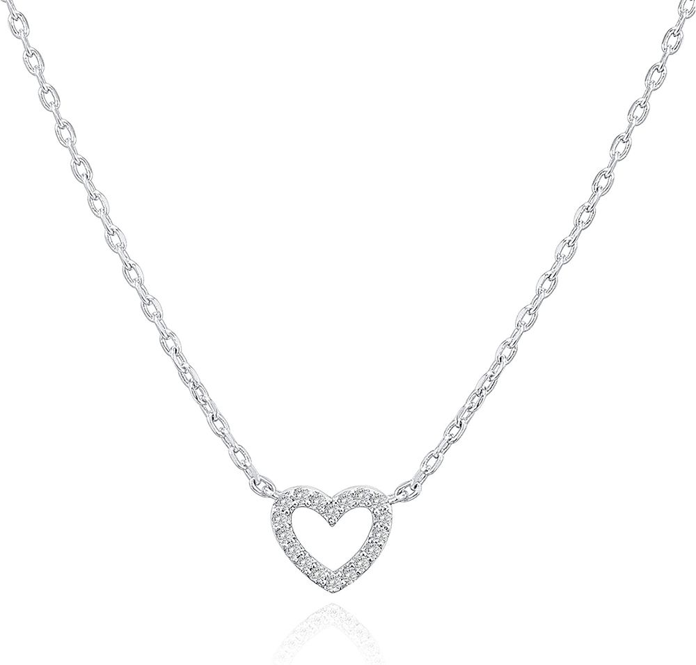 14 Karat Gold Plated Dainty Anhänger Halskette