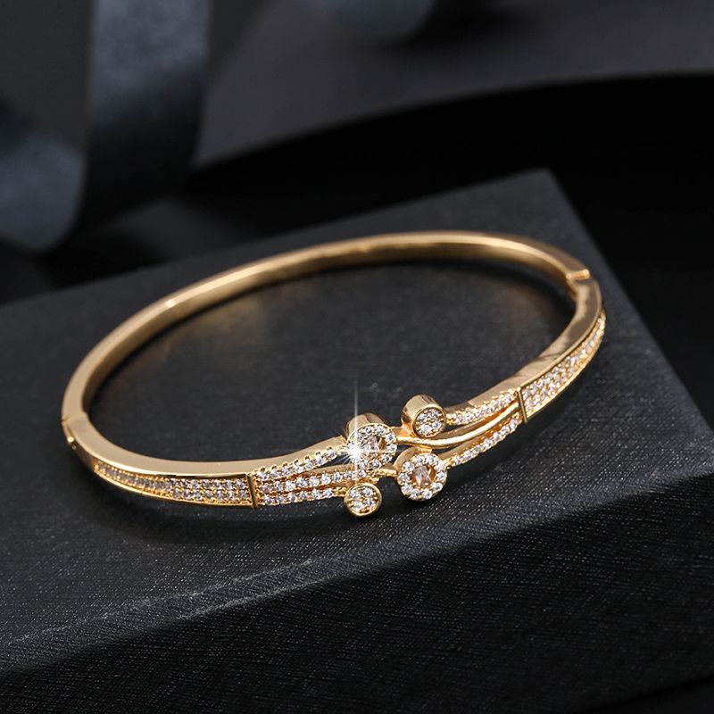 Explosive Zircon Armband Mode Simple Retro Shiny Luxus-Schmuck