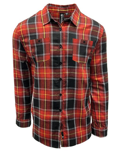 Burnside B8220 Perfektes Flannel-Workshirt für Männer