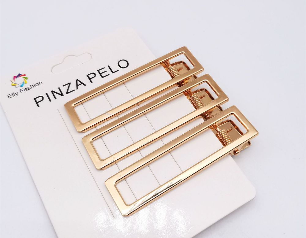 Haarkarte Legierung Hollow Duckbill Square Clip