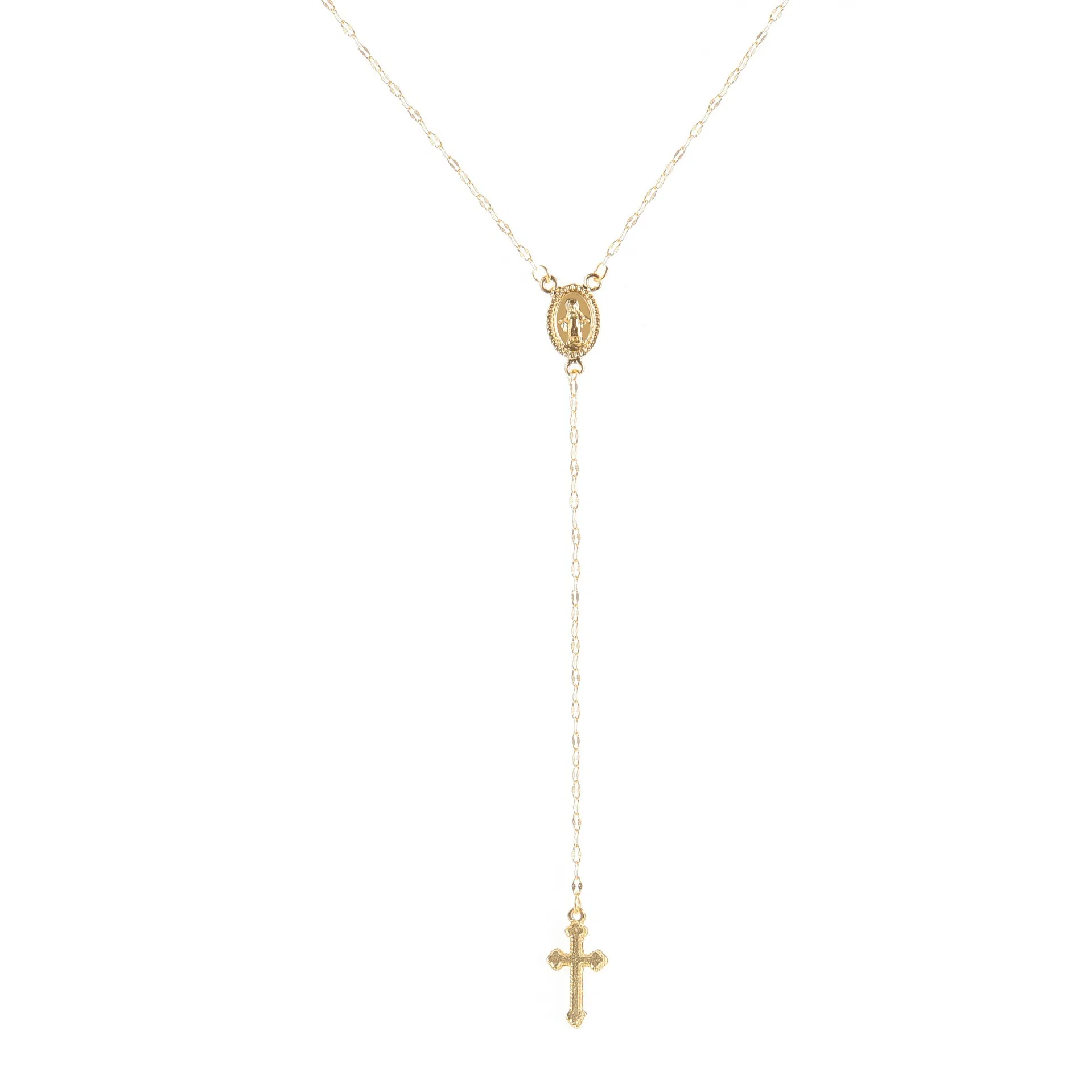 Fügen Sie Ihrem Look einen Hauch von Eleganz hinzu mit unserer exquisiten Kreuz-Kette für Frauen - Y-Kette mit Anhänger, trendiger Mode-Schmuck und Accessoires mit Extender enthalten