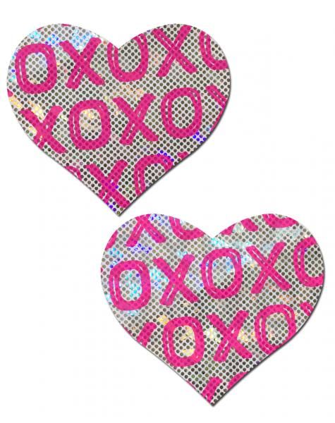 Pastease zerschmettert Glas Disco Ball Pink White XO Herzen