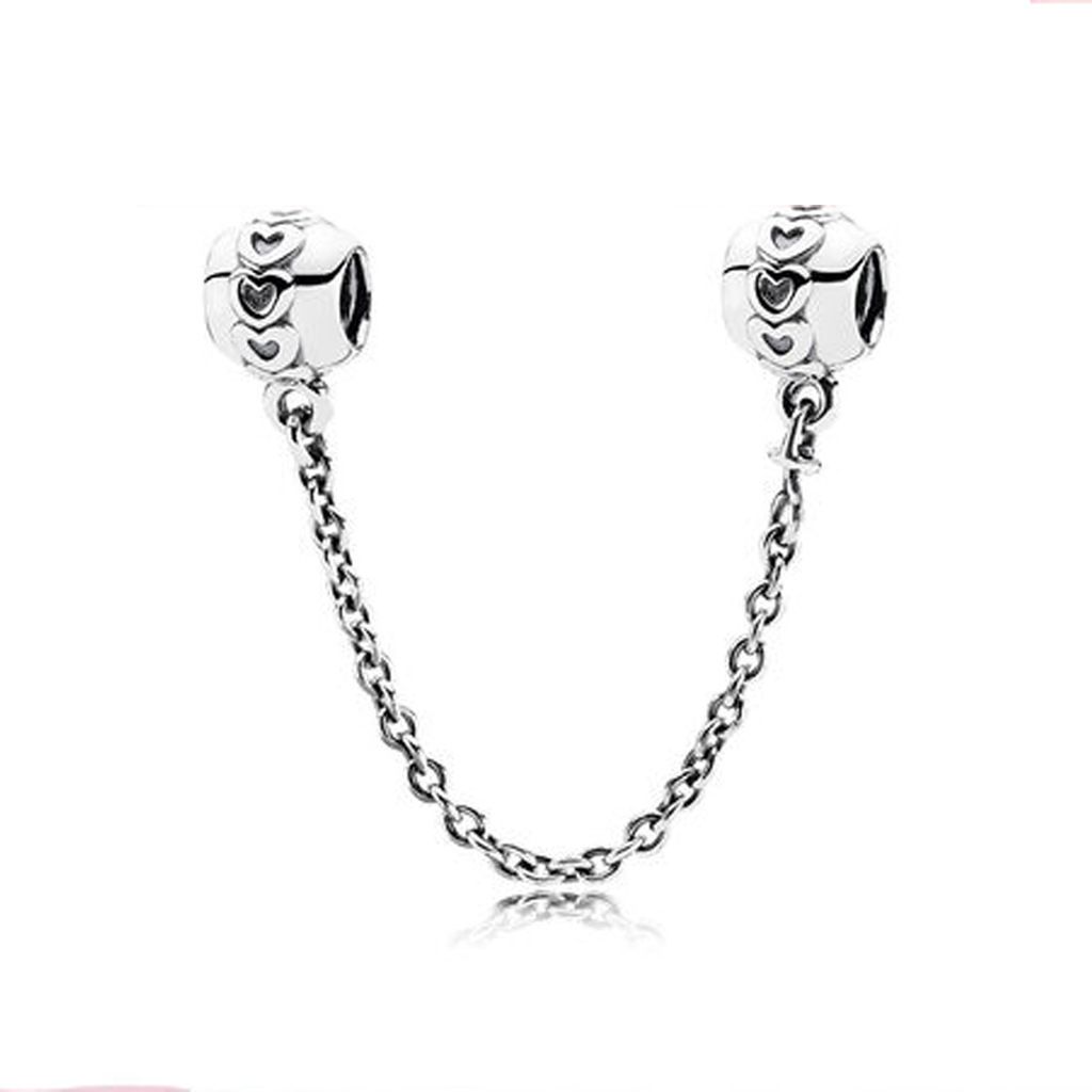 DIY Beaded Jewelry Accessoires Eternal Heart Safety Chain