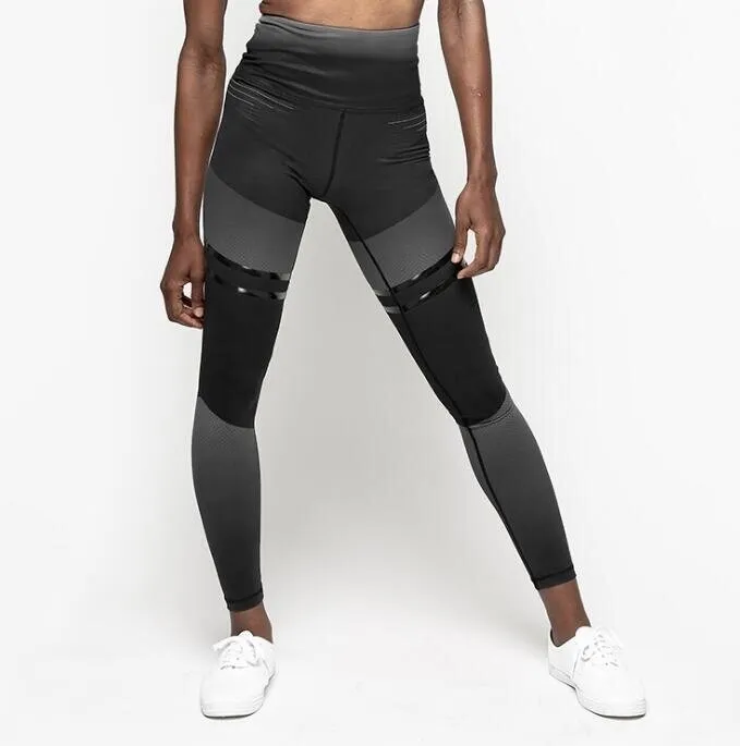 Damen Leggings 3D Print Yoga Hosen Skinny Workout Gym Leggings