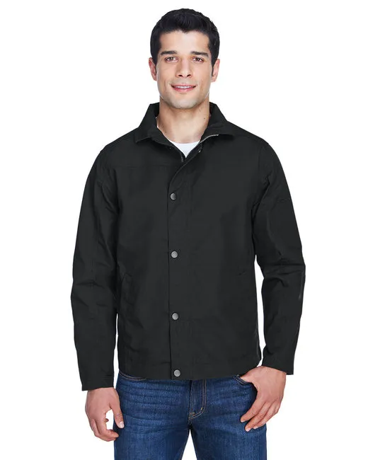 Herren Hilfsleinwand-Workjacke - DARK CHARCOAL - 5XL