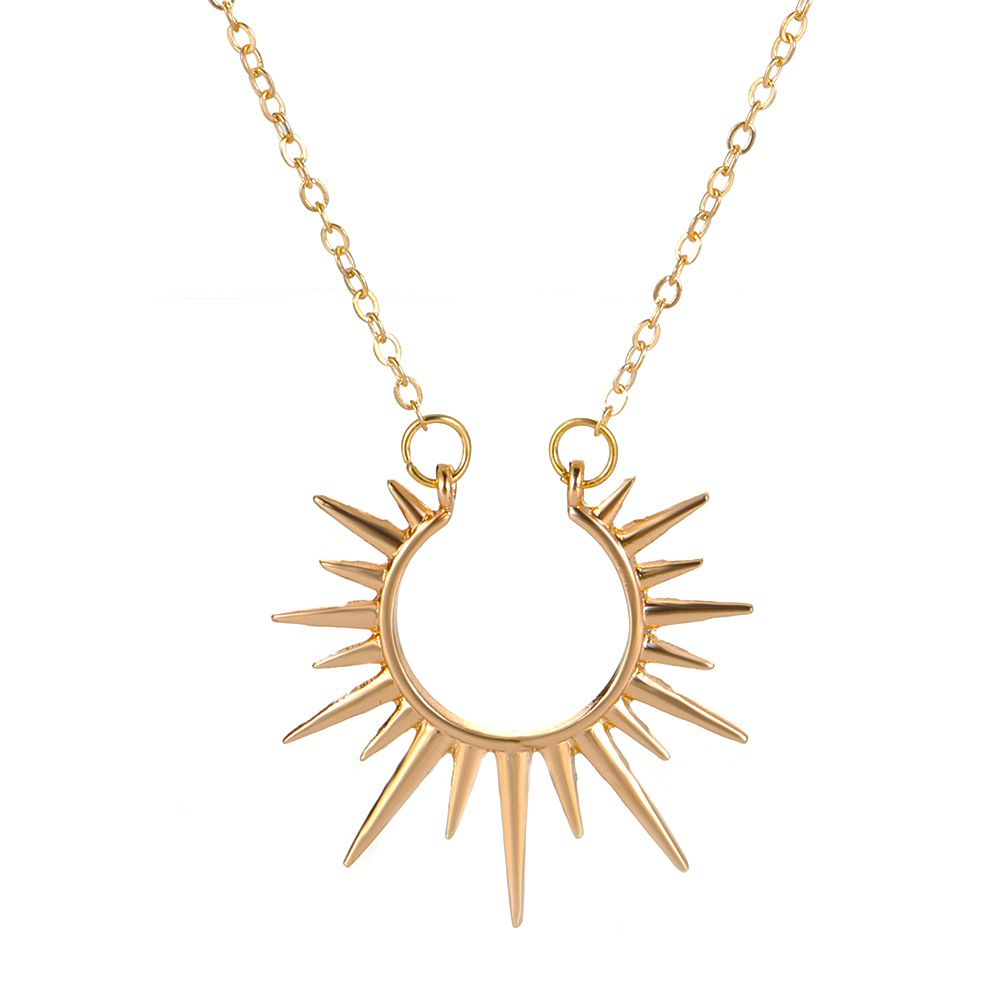 Retro Sonnenblumen Anhänger Halskette: Ein kreatives und stilvolles Accessoire für Frauen