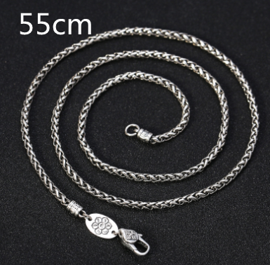 925 Sterling Silber Six-Character Mantra Turning Bronze Anhänger