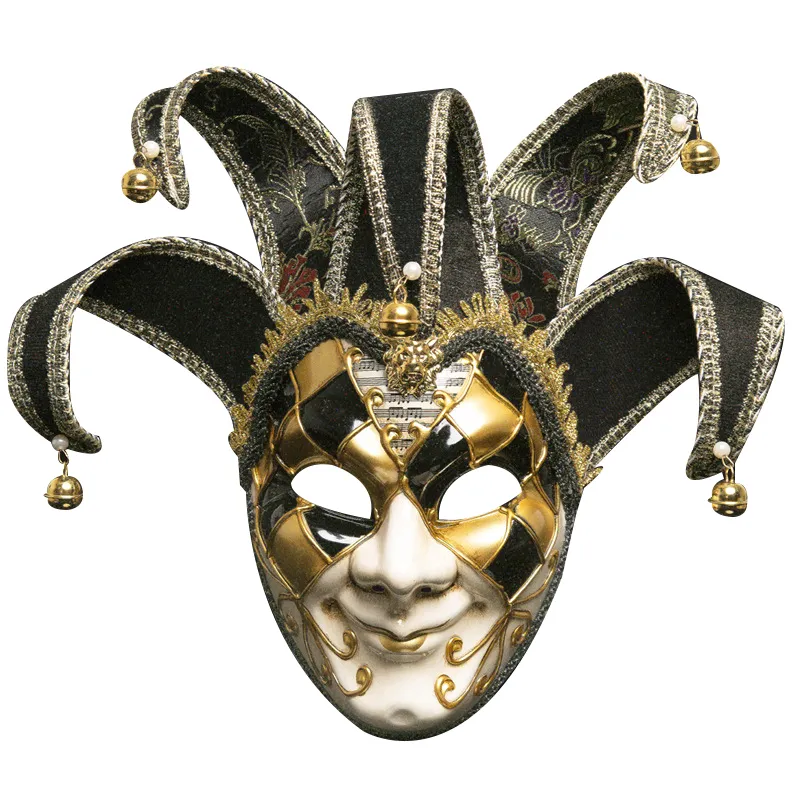 Vollface Maskerade Maske Kostüm Vintage Joker Maske