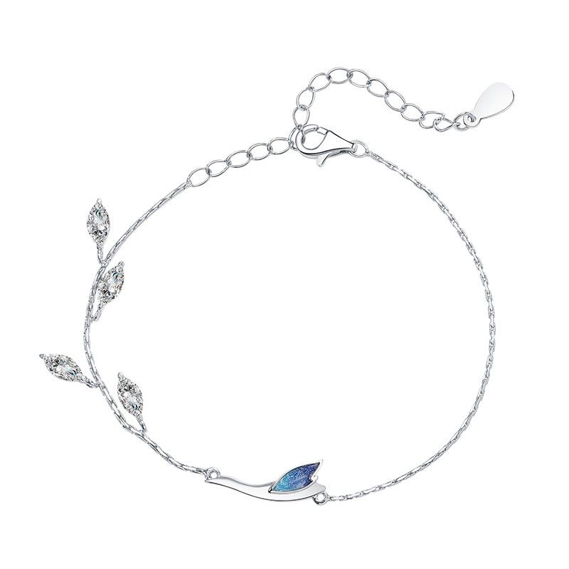 Damen Sterling Silber Armband mit einfacher Persönlichkeit