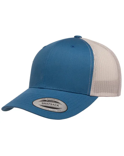 Adult Retro Trucker Cap - CHARCOAL / BLACK - OS