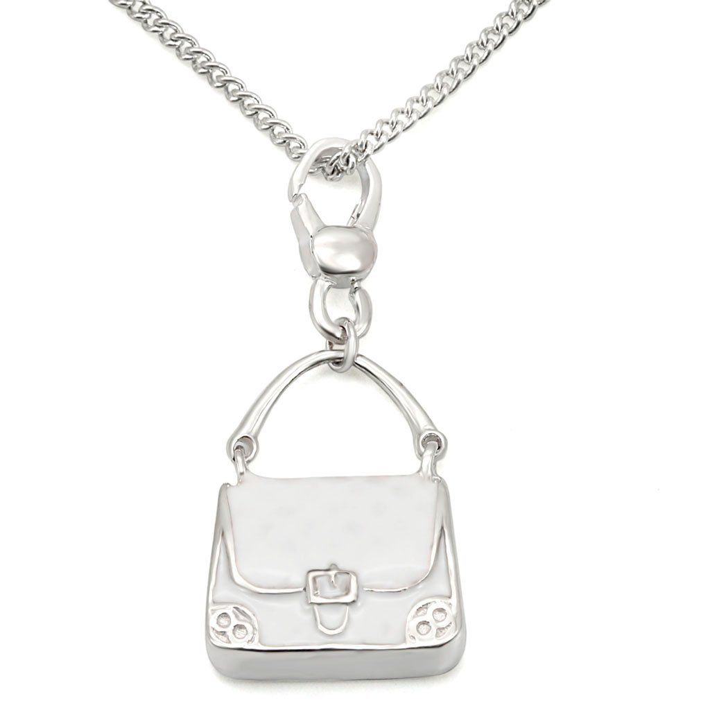 LOS439 - Silber 925 Sterling Silber Kette Anhänger ohne Stein