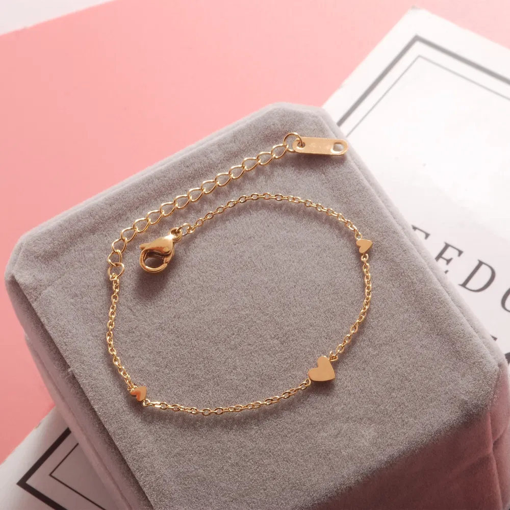 Damen koreanischen Stil einfache Mode Liebe Kette Armband