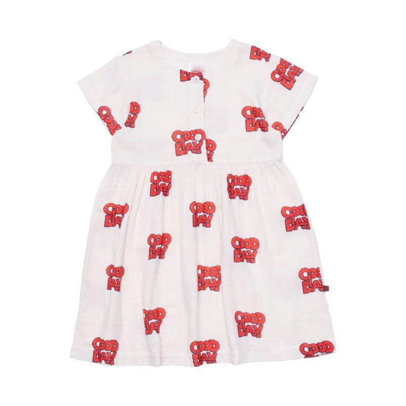 EnkeliBB Designer Kinder Kleidung Kleider Für Sommer 22SS Wyn Kleinkinder Mädchen Kurz Ärmel Kleid Marke Kinder Cartoon Muster Kleid
