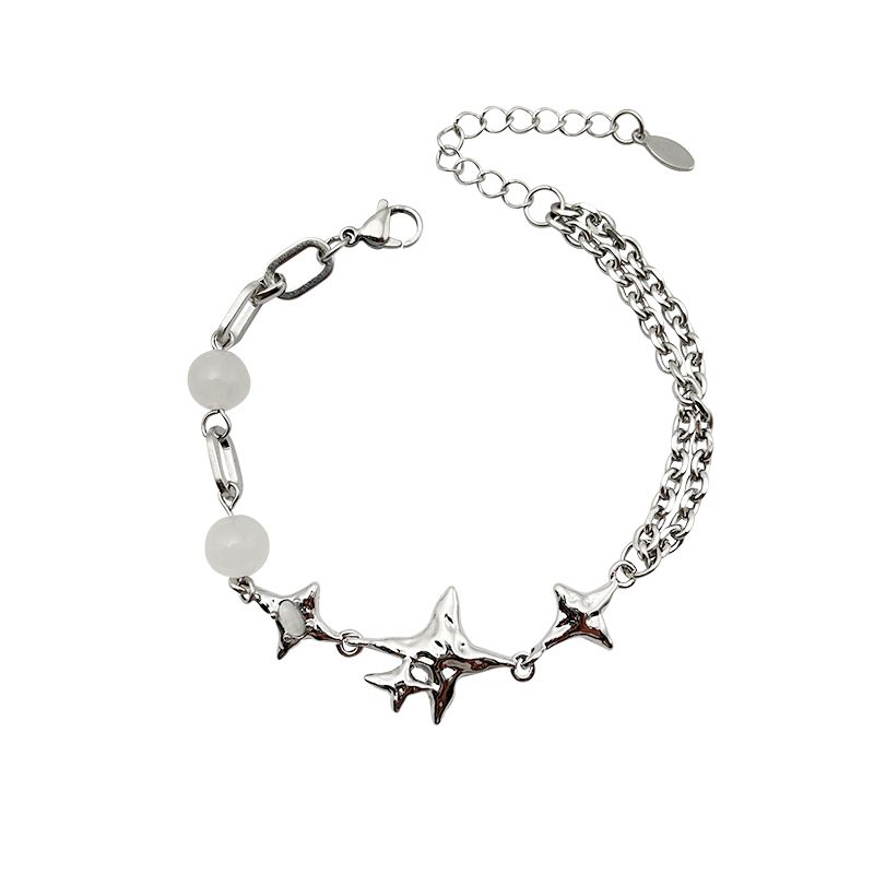 Damen Nische Design Simple Star Cat Eye Armband