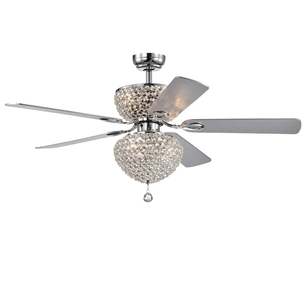 Swarana Chrome Dual Lighted Deckenventilator