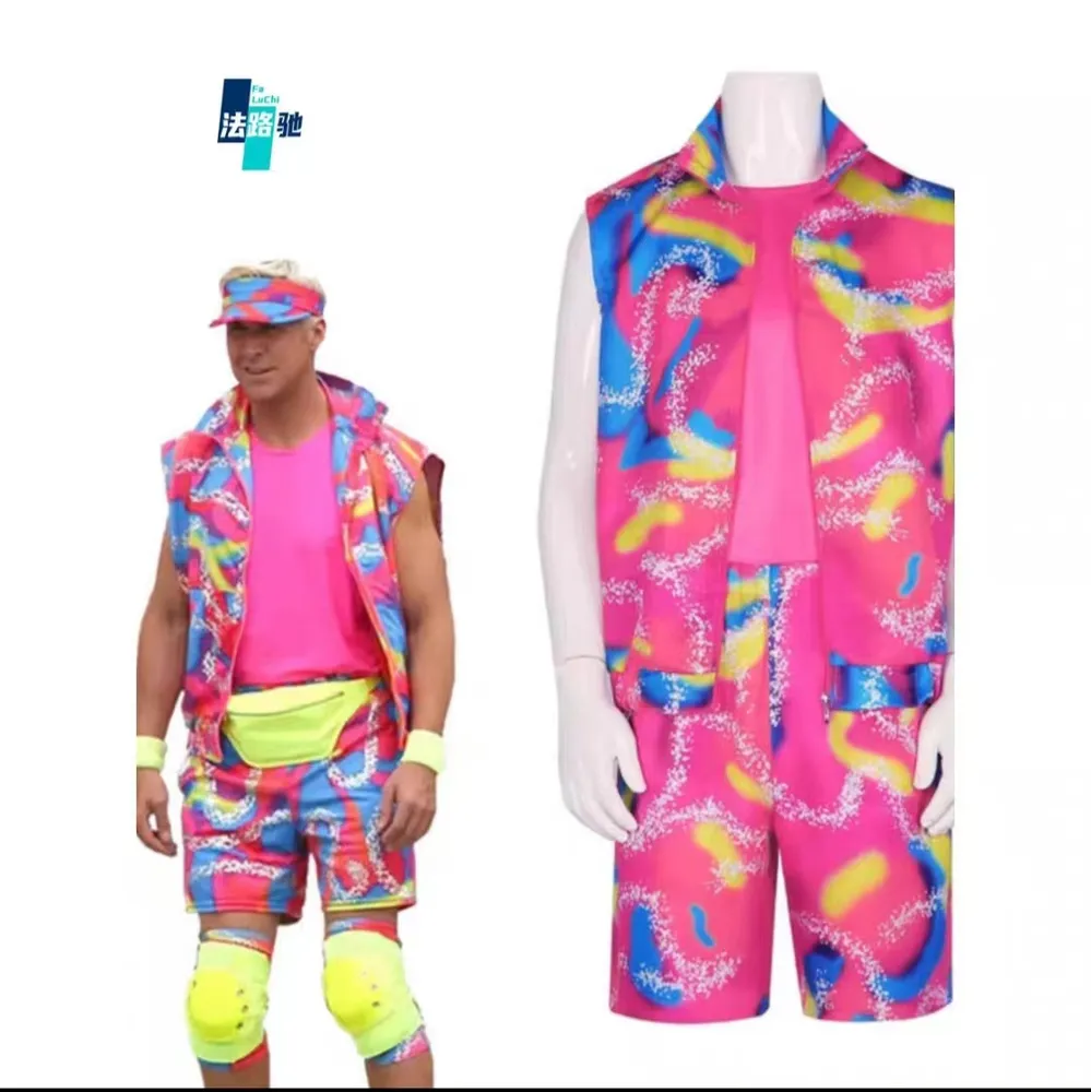 Ken Cosplay Costume Sport 6 - Piece-Set für Männer