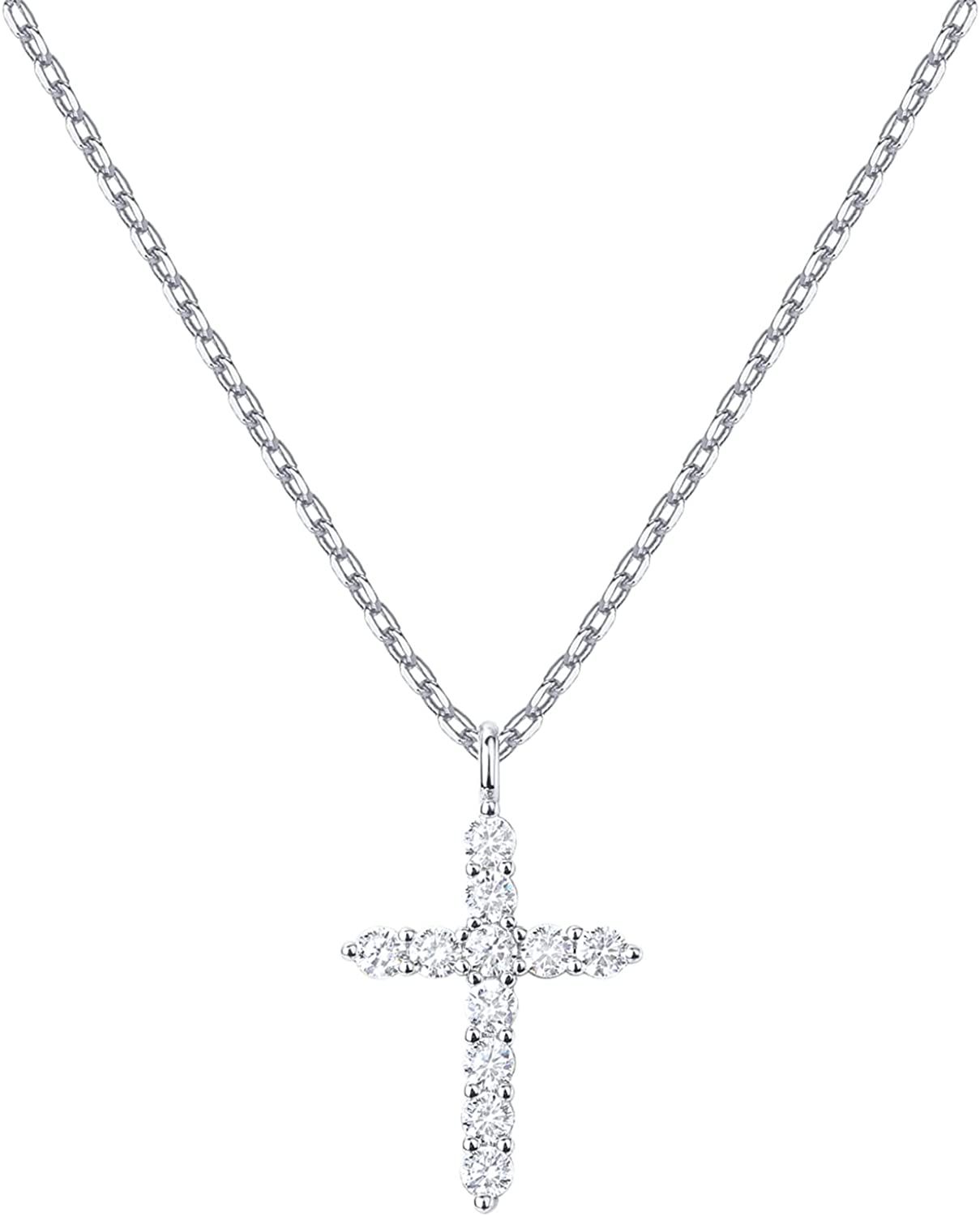 14 Karat Gold Plated Cross Halskette für Frauen