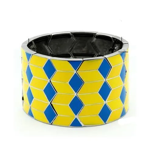 TK295 - Hoch poliertes (ohne Beschichtung) Edelstahl-Armband ohne Stein
