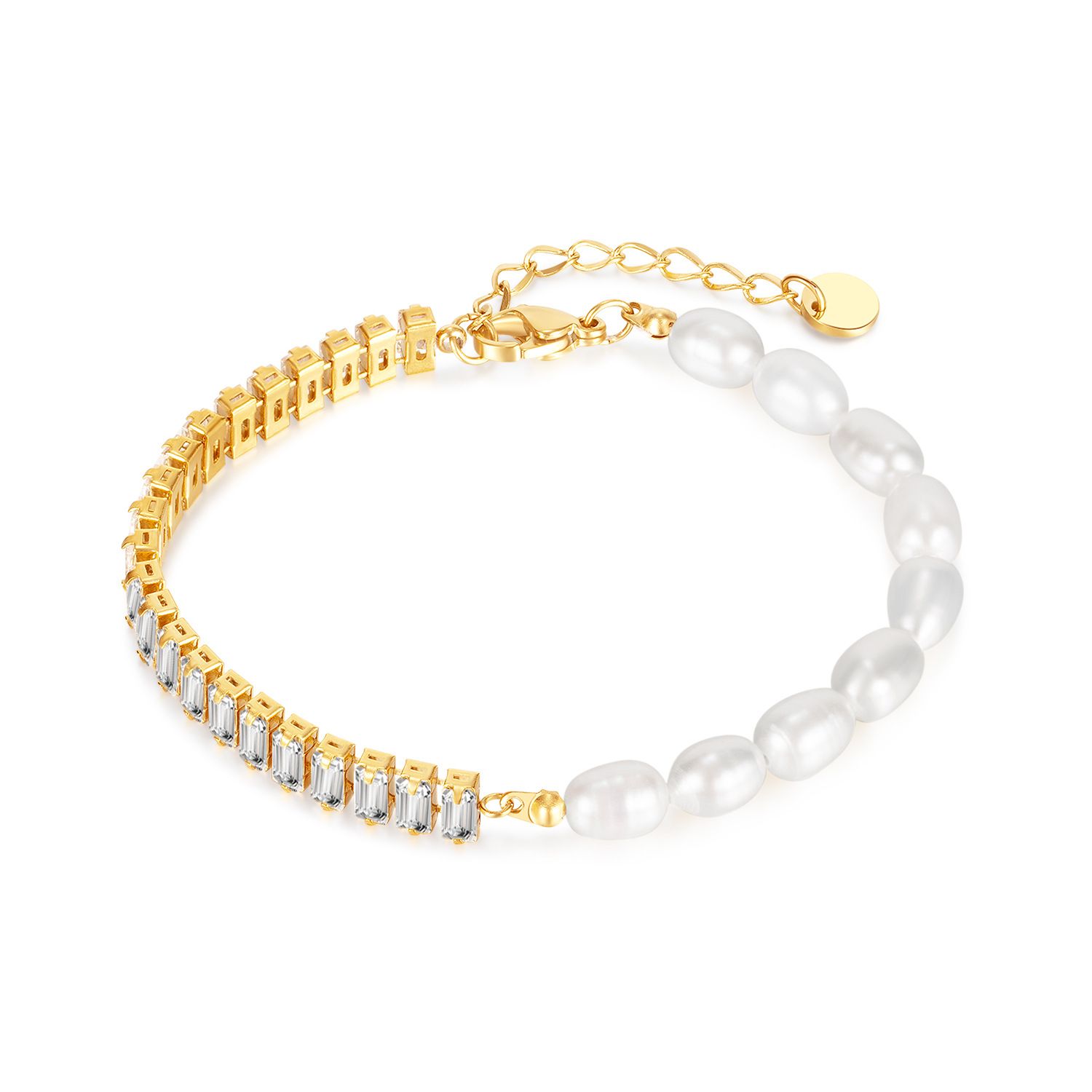 Nische High-End Natürliche Frischwasser Perlen Näh-Armband