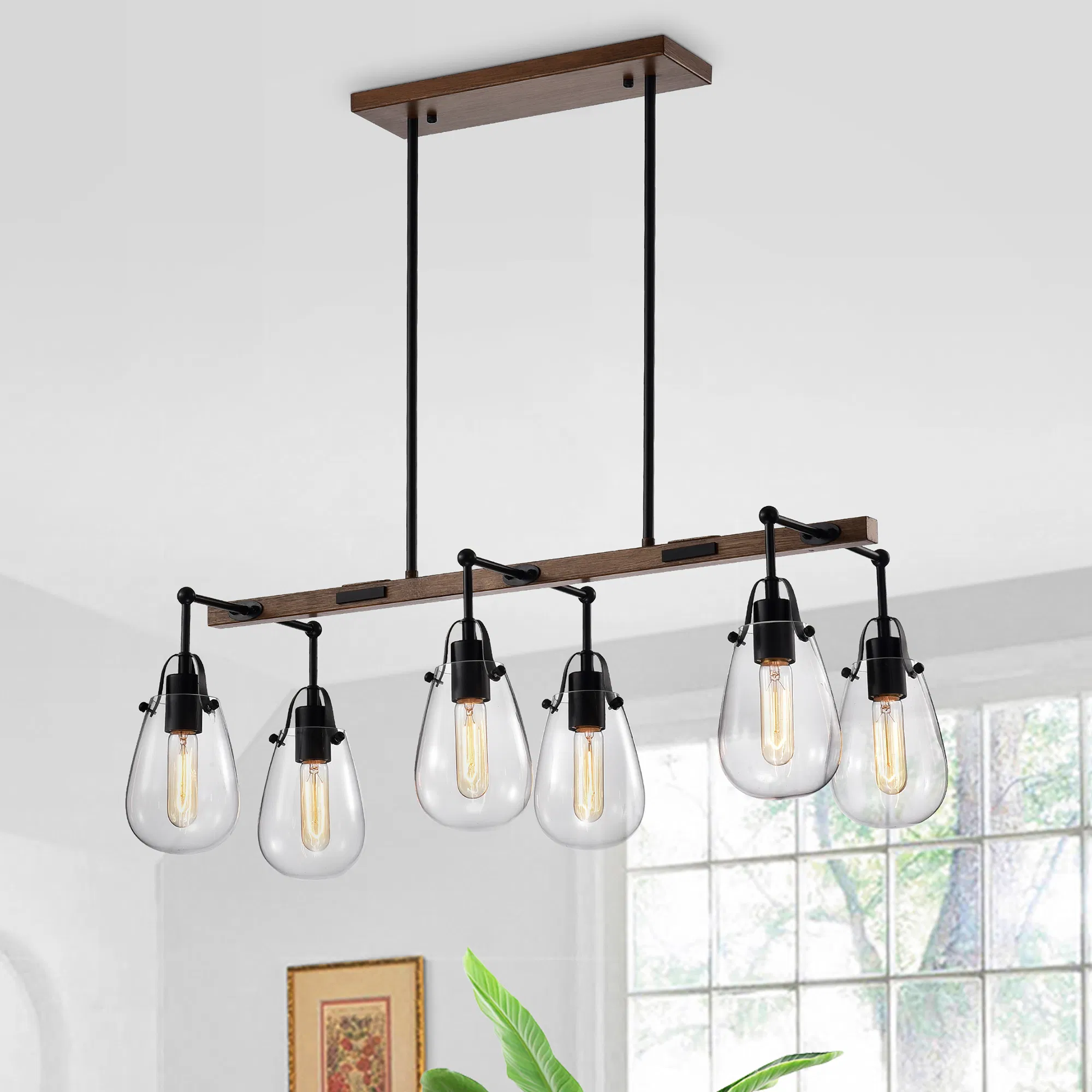 Eija Imitation Holzkörner / Matte Schwarz 6 - Licht-Landler