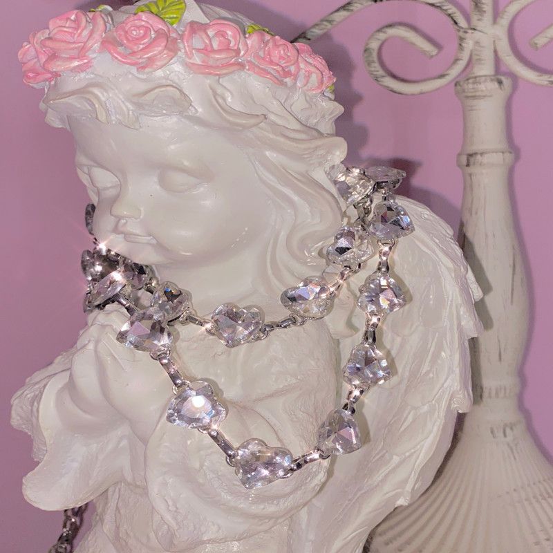 Fantasy Herz Vielseitigkeit Rhinestone Taille Kette