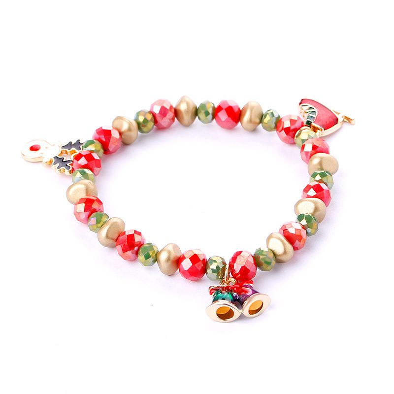 Weihnachten Schneeflocken Candy Bead Bracelet