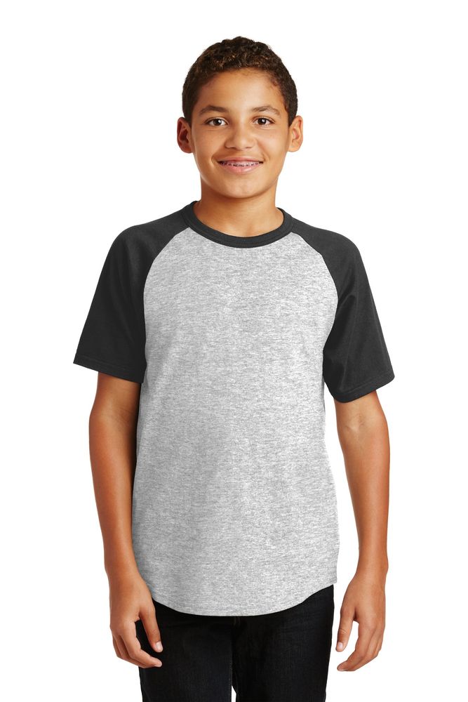 Sport-Tek Youth Kurzärmel Colorblock Raglan Jersey YT201