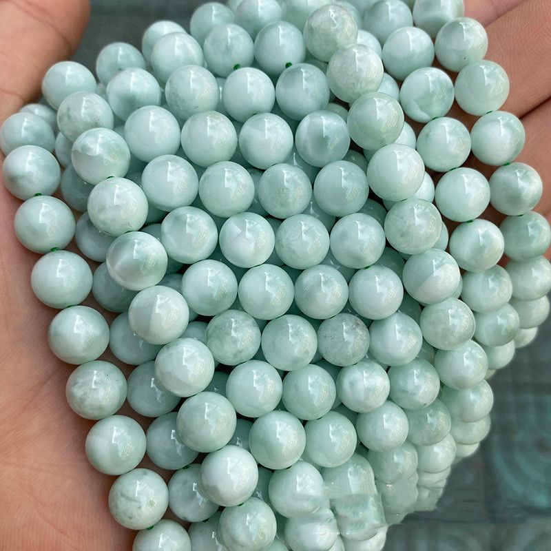 Grüner Engelstein Loose Perlen DIY Schmuck Accessoires