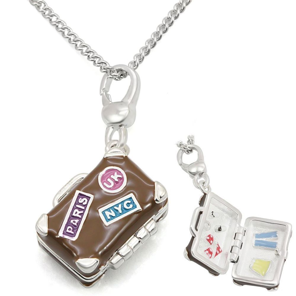 LOS426 - Silber 925 Sterling Silber Kette Anhänger ohne Stein