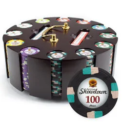 300ct Claysmith Gaming Showdown Chip Set im Karussell