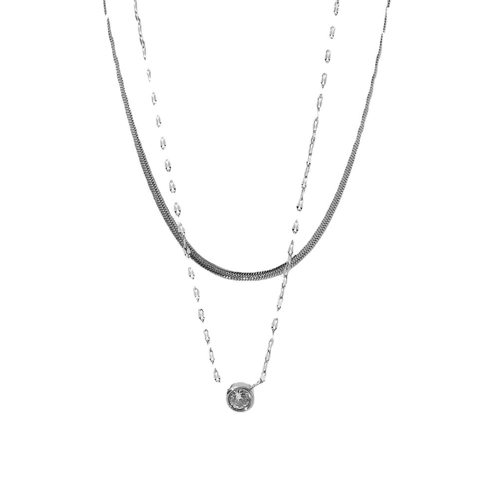 Tewiky Diamant Halskette für Frauen; Dainty Gold Halskette 14K Gold Plated Long Lariat Halskette Einfaches Gold CZ Diamant Choker Halskette für Frauen Trendy Gold Halskette Schmuck Geschenke für Mädchen
