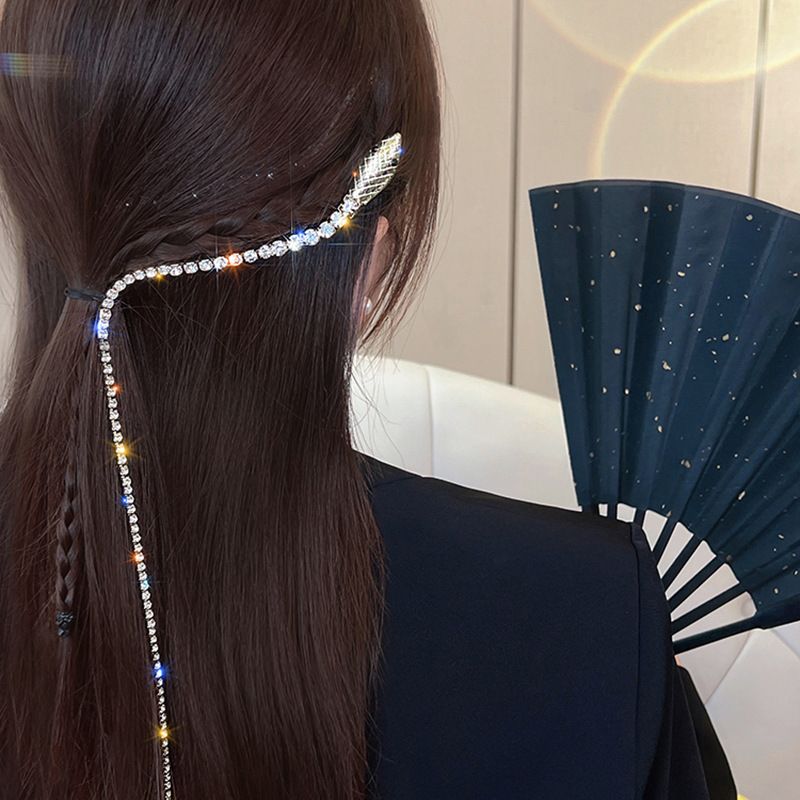 Gothic Diamond Tassel Snake Headset für Frauen