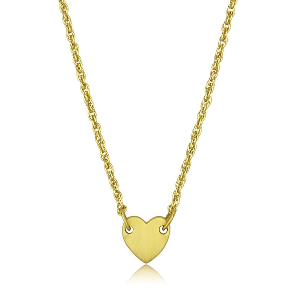 LO3843 - Gold & Brush Brass Chain Anhänger ohne Stein