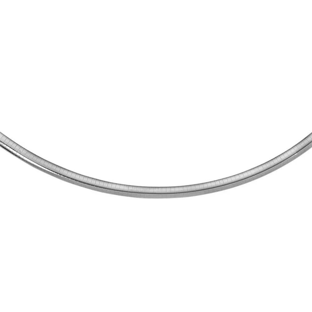 Sterling Silber Classic Omega Kette Halskette (6,0 mm)